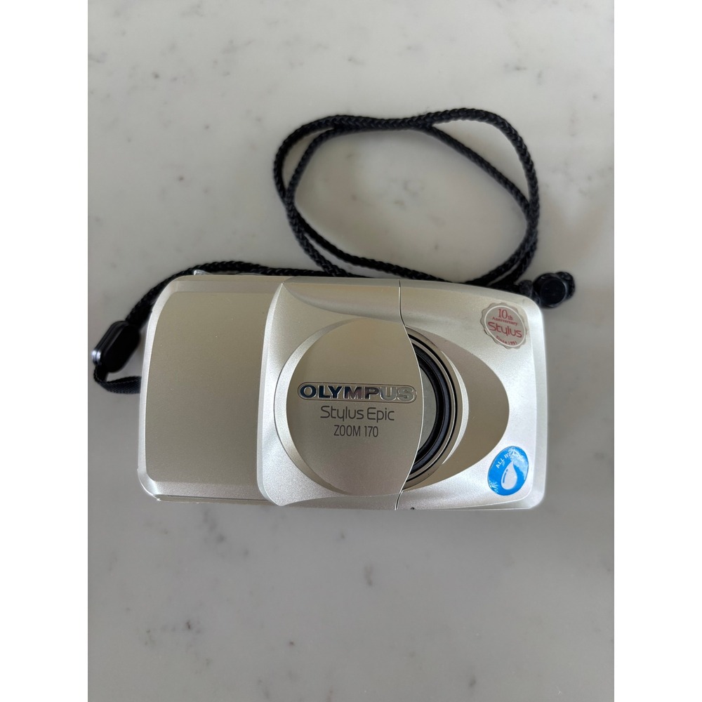 Olympus Stylus Epic Zoom 170 35mm Film Camera All-Weather Champagne Gold ED Lens